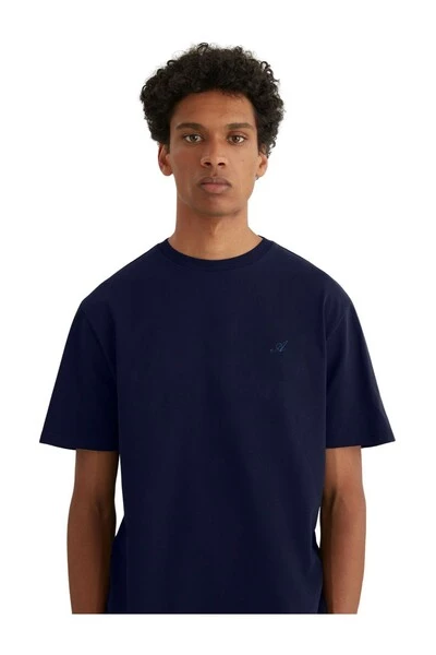 Axel Arigato Shirts Signature T-shirt Blue - Afbeelding 2