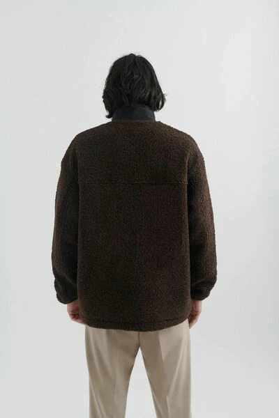 Axel Arigato Zomerjassen Nomad Pile Jacket Brown - Afbeelding 3