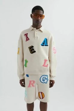 Axel Arigato Hoodies & Sweatvesten Inferno Polo Sweatshirt Beige