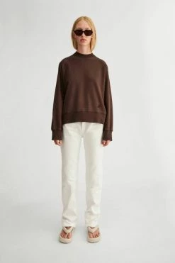 Axel Arigato Hoodies & Sweatvesten Rio Slit Sweatshirt Brown
