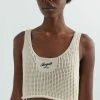 Axel Arigato Tops Grid Tank Top Beige
