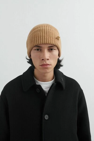 Axel Arigato Hoeden Signature Beanie Brown - Afbeelding 4