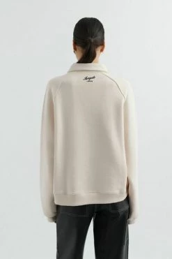 Axel Arigato Hoodies & Sweatvesten Sunday Polo Sweatshirt Beige