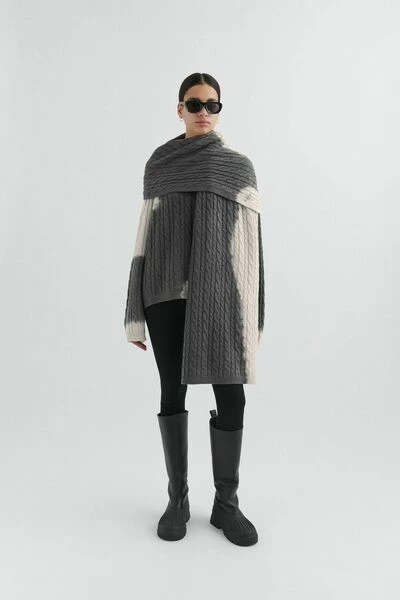 Axel Arigato Sjaals Tidal Scarf Gray - Afbeelding 3