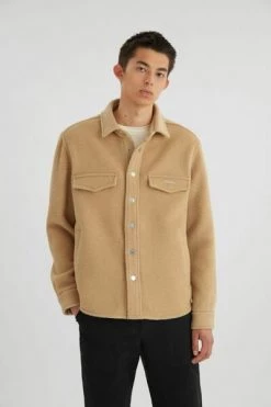 Axel Arigato Zomerjassen Agenda Overshirt Brown