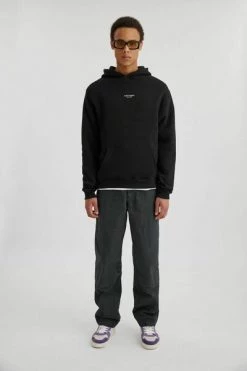 Axel Arigato Hoodies & Sweatvesten Focus Logo Hoodie Black