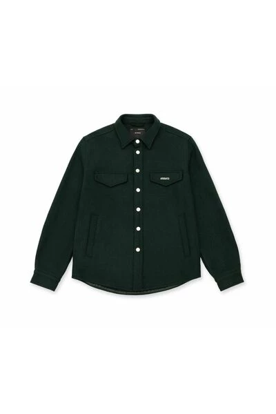 Axel Arigato Casual Overhemden Tait Overshirt Green