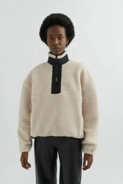 Axel Arigato Hoodies & Sweatvesten Country Fleece Pullover Beige