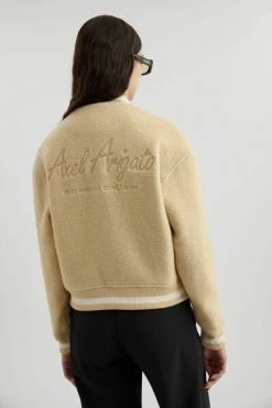 Axel Arigato Bomber Jackets Off Court Bomber Jacket Beige