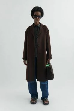 Axel Arigato Trenchcoats & Mantels Dawn Wool Coat Brown