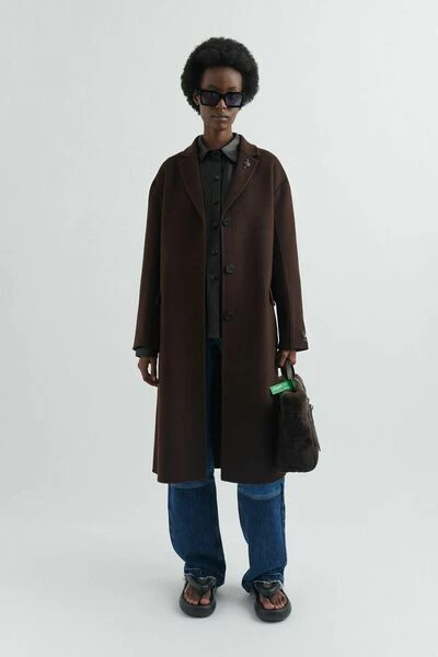 Axel Arigato Trenchcoats & Mantels Dawn Wool Coat Brown