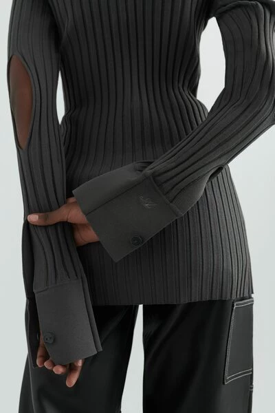 Axel Arigato Blouses Joan Blouse Gray - Afbeelding 6