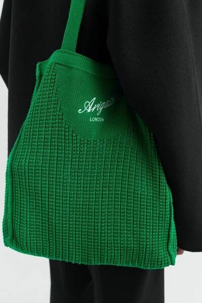 Axel Arigato Schoudertassen Grid Shopper Bag Green - Afbeelding 6