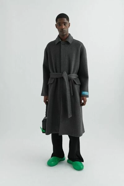 Axel Arigato Jassen Robe Wrap Coat Gray - Afbeelding 4