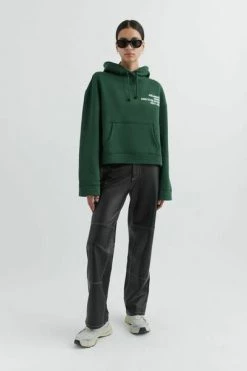 Axel Arigato Hoodies & Sweatvesten Cure Cropped Hoodie Green