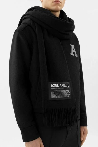 Axel Arigato Sjaals Logo B Bel Scarf Black - Afbeelding 3