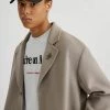 Axel Arigato Jassen Fiction Wool Coat Gray