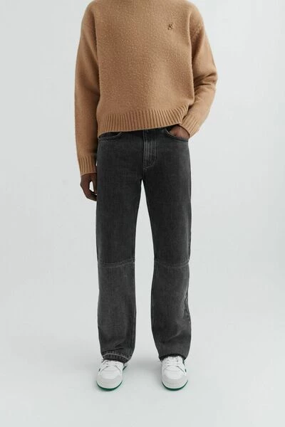 Axel Arigato Loose Fit Jeans Archive Jeans Gray