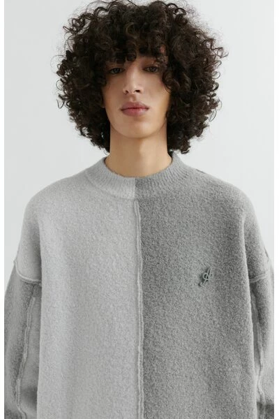 Axel Arigato Truien & Vesten Fraction Sweater Gray - Afbeelding 4