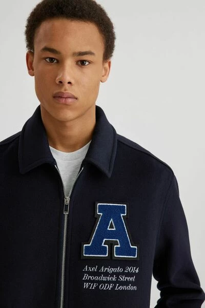 Axel Arigato Zomerjassen Campus Shirt Blue - Afbeelding 3
