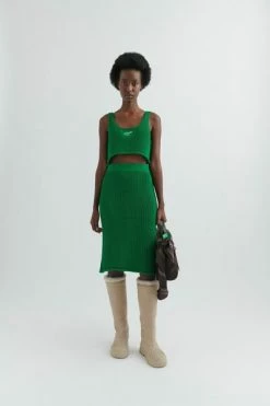 Axel Arigato Korte Rokken Grid Skirt Green