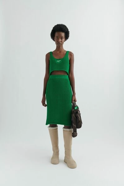 Axel Arigato Korte Rokken Grid Skirt Green