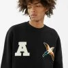 Axel Arigato Hoodies & Sweatvesten Varsity Bee Bird Sweatshirt Black
