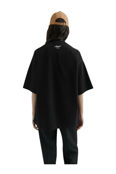 Axel Arigato T-shirts Formula Oversized T-shirt Black - Afbeelding 4