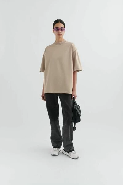 Axel Arigato T-shirts Formula Oversized T-shirt Brown - Afbeelding 3