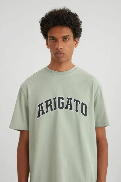 Axel Arigato Shirts College Logo T-Shirt Green - Afbeelding 2