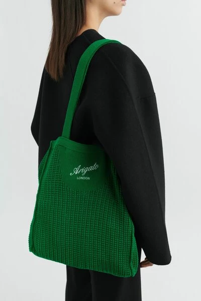 Axel Arigato Schoudertassen Grid Shopper Bag Green - Afbeelding 5
