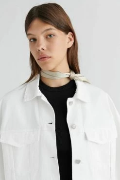 Axel Arigato Spijkerjassen Rory Denim Jacket White