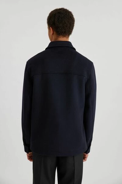 Axel Arigato Zomerjassen Campus Shirt Blue - Afbeelding 4