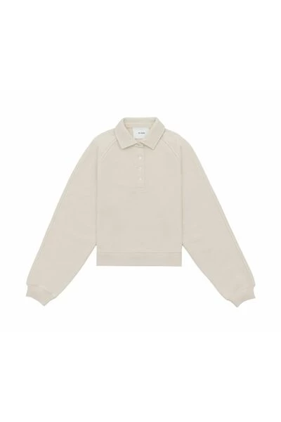 Axel Arigato Hoodies & Sweatvesten Sunday Polo Sweatshirt Beige - Afbeelding 2