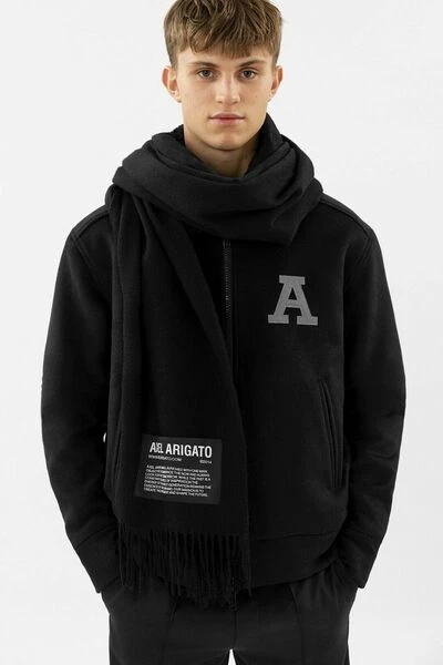 Axel Arigato Sjaals Logo B Bel Scarf Black