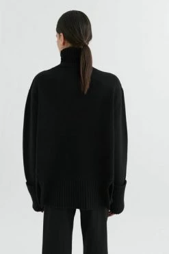 Axel Arigato Coltruien Remain Turtleneck Sweater Black