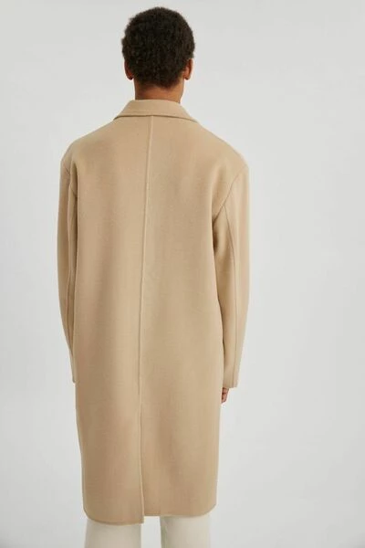 Axel Arigato Jassen Fiction Wool Coat Beige - Afbeelding 2