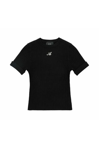 Axel Arigato T-shirts Honour Knit T-shirt Black