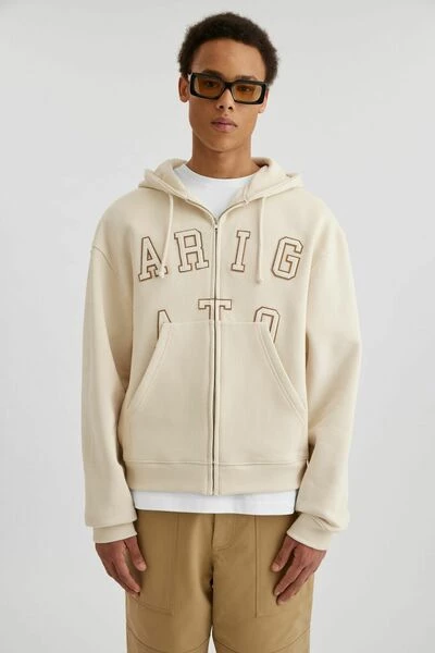 Axel Arigato Hoodies & Sweatvesten Legend Zip Hoodie Beige - Afbeelding 3