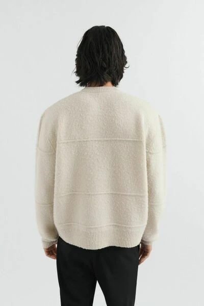 Axel Arigato Truien & Vesten Split Sweater Beige - Afbeelding 4