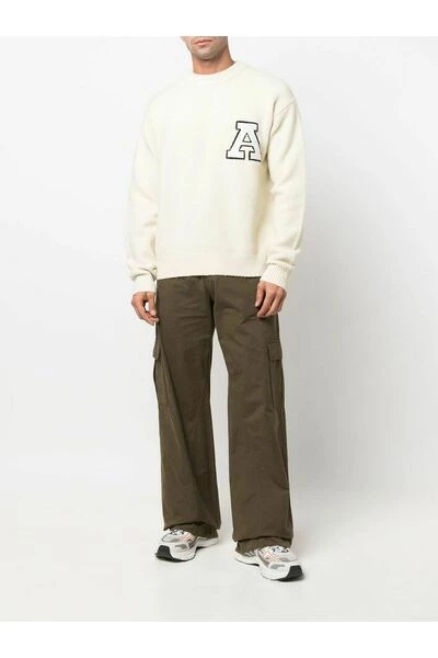 Axel Arigato Truien & Vesten Round-neck Knitwear White - Afbeelding 4