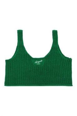 Axel Arigato Tops Grid Tank Top Green