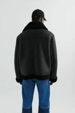 Axel Arigato Winterjassen Index Shearling Jacket Black
