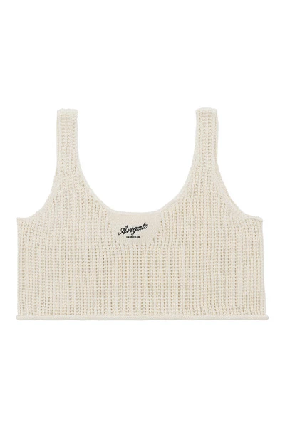 Axel Arigato Tops Grid Tank Top Beige - Afbeelding 4