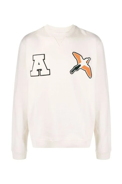 Axel Arigato Hoodies & Sweatvesten Varsity Bee Bird Sweatshirt Beige - Afbeelding 2