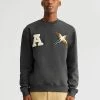 Axel Arigato Hoodies & Sweatvesten Varsity Bee Bird Sweatshirt Black