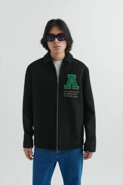 Axel Arigato Hoodies & Sweatvesten Campus Wool Shirt Black
