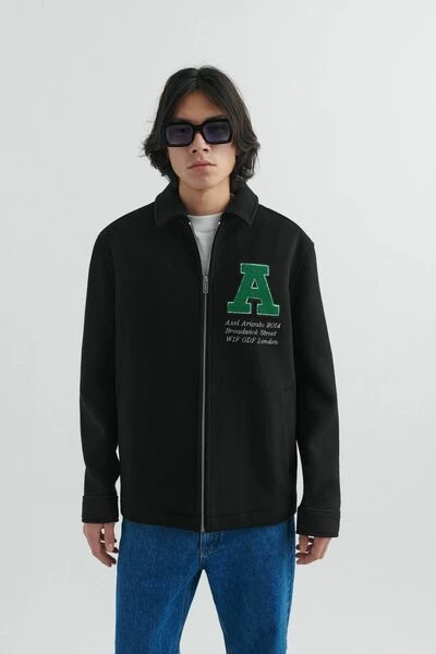 Axel Arigato Hoodies & Sweatvesten Campus Wool Shirt Black