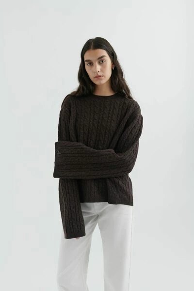 Axel Arigato Sweaters Tidal Sweater Brown - Afbeelding 3