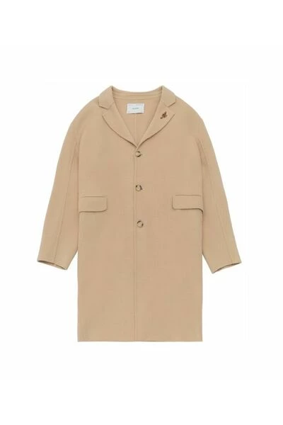 Axel Arigato Jassen Fiction Wool Coat Beige - Afbeelding 3
